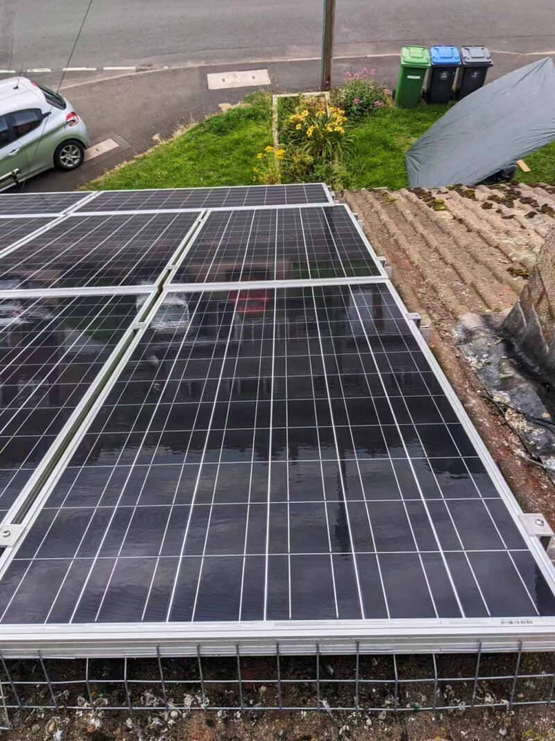 After: Solar Panel Cleaning