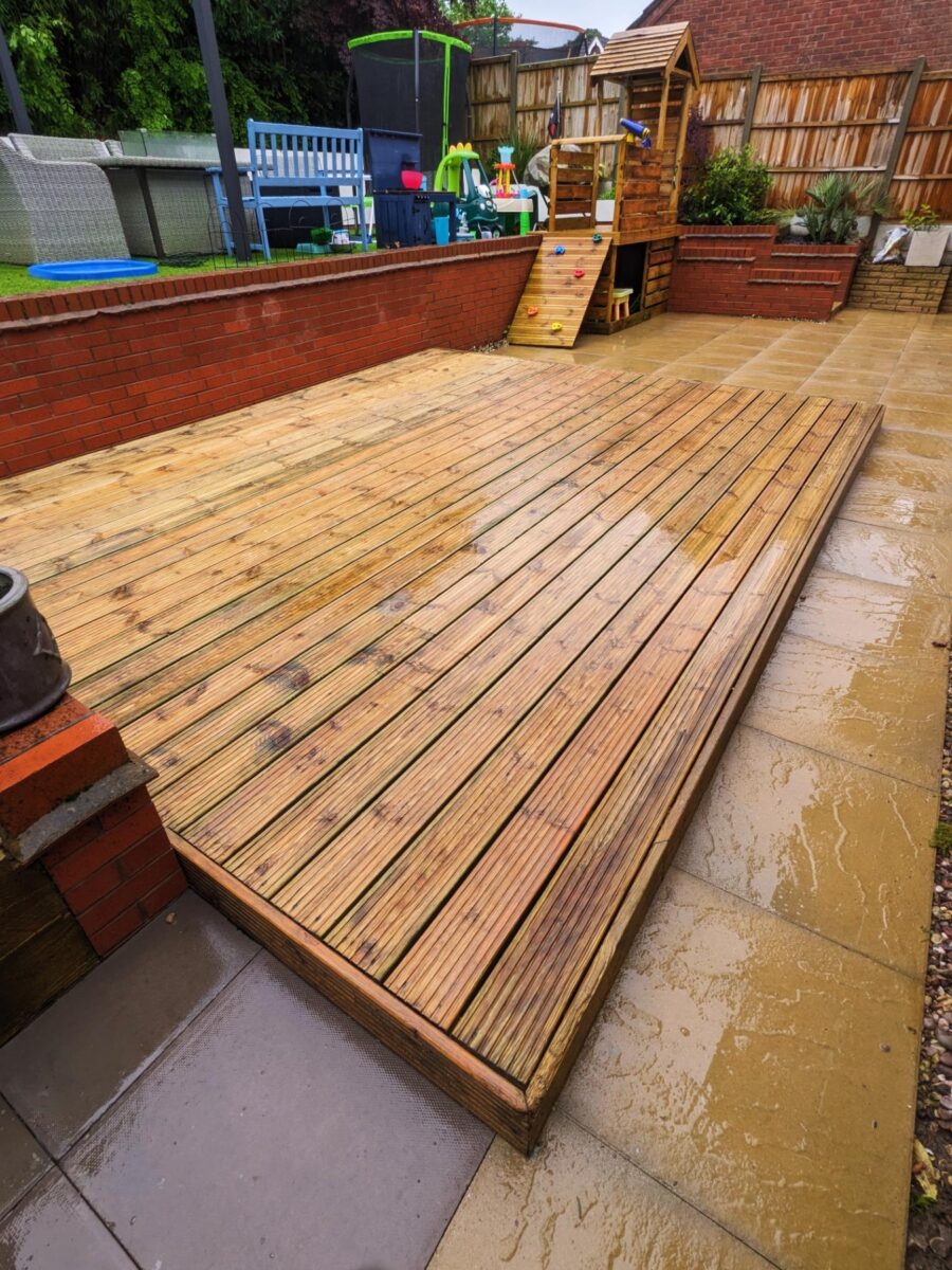 After: Decking