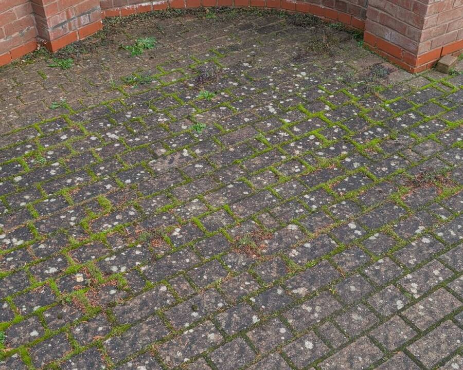 Before: Driveways, Patios & Decking