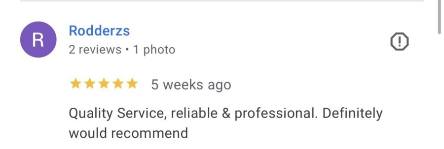 Customer review