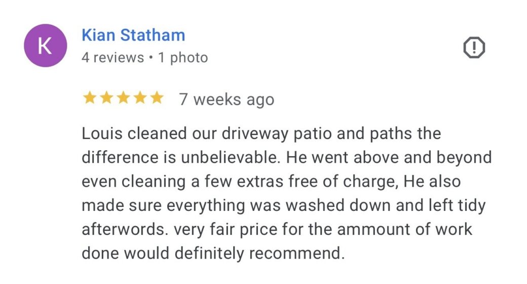 Customer review