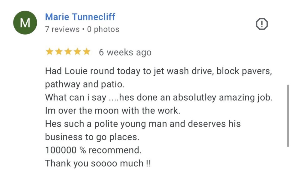 Customer review